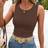 Shein Casual Round Neck Tight-Fitting Undershirt Tank Top