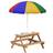 Aiyaplay Wooden Kids Picnic Table with Benches
