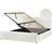 Beliani Eu Super King Size Boucle 5ft3 Frame Bed