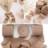 Shein Chiffon Solid Brown Gift Ribbon 4x500cm