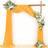 Shein Gold Chiffon Wedding Archway Fabric 6meters
