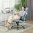 Vinsetto Fabric Desk with Adjustable Height Tilt Office Chair
