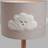 John Lewis Kids Sleep Tight Embroidered Cloud Lampshade 25cm Ceiling Lamp
