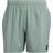adidas Solid CLX Short-Length Swim Shorts - Silver Green/Black