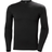 Helly Hansen Lifa Merino Lightweight Crew Baselayer Shirt - Black