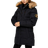 Zavetti Women's Goshawa Puffer Parka Jacket - Black