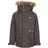 Trespass Kid's Waterproof Parka Jacket Upbeat - Dark Grey (MCJKRATR0011-DAG)