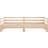 vidaXL Extendable without Mattress Natural Sofa 203.5cm 3 Seater
