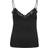 Object Leena Lace Sleeveless Top - Black
