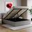Vida Designs Lisbon Grey 4ft6 Double Ottoman Frame Bed