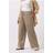 Yours Gingham Wide Leg Trousers Women - Brown
