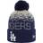 New Era MLB ON-Field Fleece LA Dodgers Royal Winter Beanie