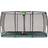 Exit Toys Cama elástica para suelo Allure Premium 214x366cm verde