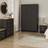 Three Posts Kenneth 4 Piece Bedroom Set Black
