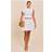 PrettyLittleThing Plus Cream Chiffon High Waisted A-line Mini Skirt