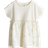 H&M Short-Sleeved Cotton Dress - Cream/Floral (1237392001)