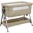 vidaXL Babyseng med Madras Taupe 55.9x93cm