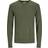 Jack & Jones Emil Plain Knitted Pullover - Green/Kombu Green
