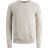 Jack & Jones Emil Plain Knitted Pullover - Beige/Oatmeal