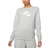 Nike Sportswear Club Fleece Women's Logo Crew Neck Sweatshirt - Dark Grey Heather/White