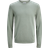 Jack & Jones Emil Plain Knitted Pullover - Green/Iceberg Green
