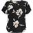 Only Carmakoma Carvika Short Sleeve Top - Black Florence Flower
