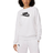 Nike Sportswear Club Fleece Women's Logo Crew Neck Sweatshirt - Birch Heather/Black
