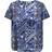 Only Carmakoma Carvika Short Sleeve Top - Blue/Amparo Blue