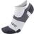 2XU Vectr Light Cushion No Show Socks - White/Grey