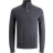 Jack & Jones Emil Plain Quarter Zip - Grey/Dark Grey Melange