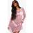 boohoo Floral Fishnet Beach Dress - Pink