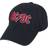 AC/DC Voltage Band Logo Strapback Baseball Cap - Black