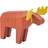 IKEA HÖSTAGILLE Orange/Beige/Yellow Figurine 13cm