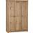 SECONIQUE Panama Natural Wax Wardrobe 118x175cm