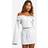boohoo Bardot Off The Shoulder Zip Through Sweatshirt Set - Grey