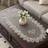 Shein Double Color Oval Lace Mesh Tablecloth Multicolour