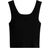 H&M Ribbstickad Tanktopp - Svart