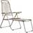 Fiam Chaise Longue Spaghetti avec Repose-Pieds Grey