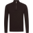 Oscar Jacobson Patton Half Zip Sweater - Brown