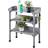 Yaheetech Grey 3-Tier Fir Outdoor Potting Bench Table