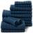 Borg Living Package 12 pcs Badehåndklæde Blå (140x70cm)