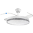 ExtraStar Integrated LED Ceiling Fan Light Silver Glitter