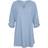 Cream Crventa Linen Tunic - Cashmere Blue