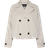 Pieces Carlett Short Trenchcoat - Silver Grey