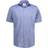 Seven Seas Fine Twill Short Sleeve Shirt - Light Blue