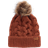 Barbour Penshaw Cable Knit Beanie - Warm Ginger