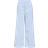 Object Lisa Wide Leg Pants - Cloud Dancer/Cornflower Blue