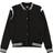 Urban Classics Kid's Inset College Sweat Jacket - Black