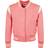 Urban Classics Girl's Inset College Sweat Jacket- Pink