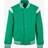 Urban Classics Boy's Inset College Sweat Jacket - Green